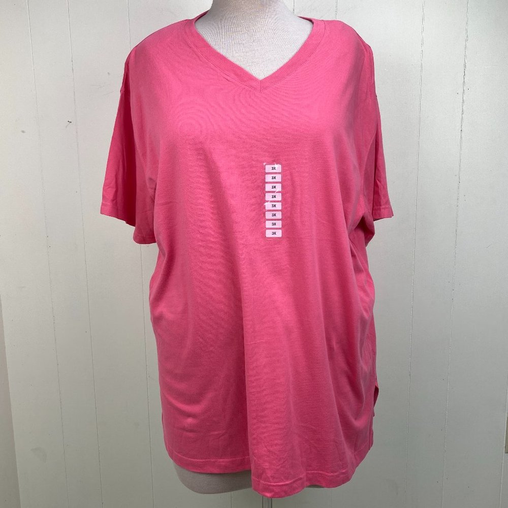 NWOT Jennifer Moore PinkT-Shirt 3X